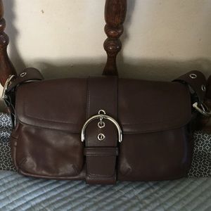 Brown Leather coach bag nwot